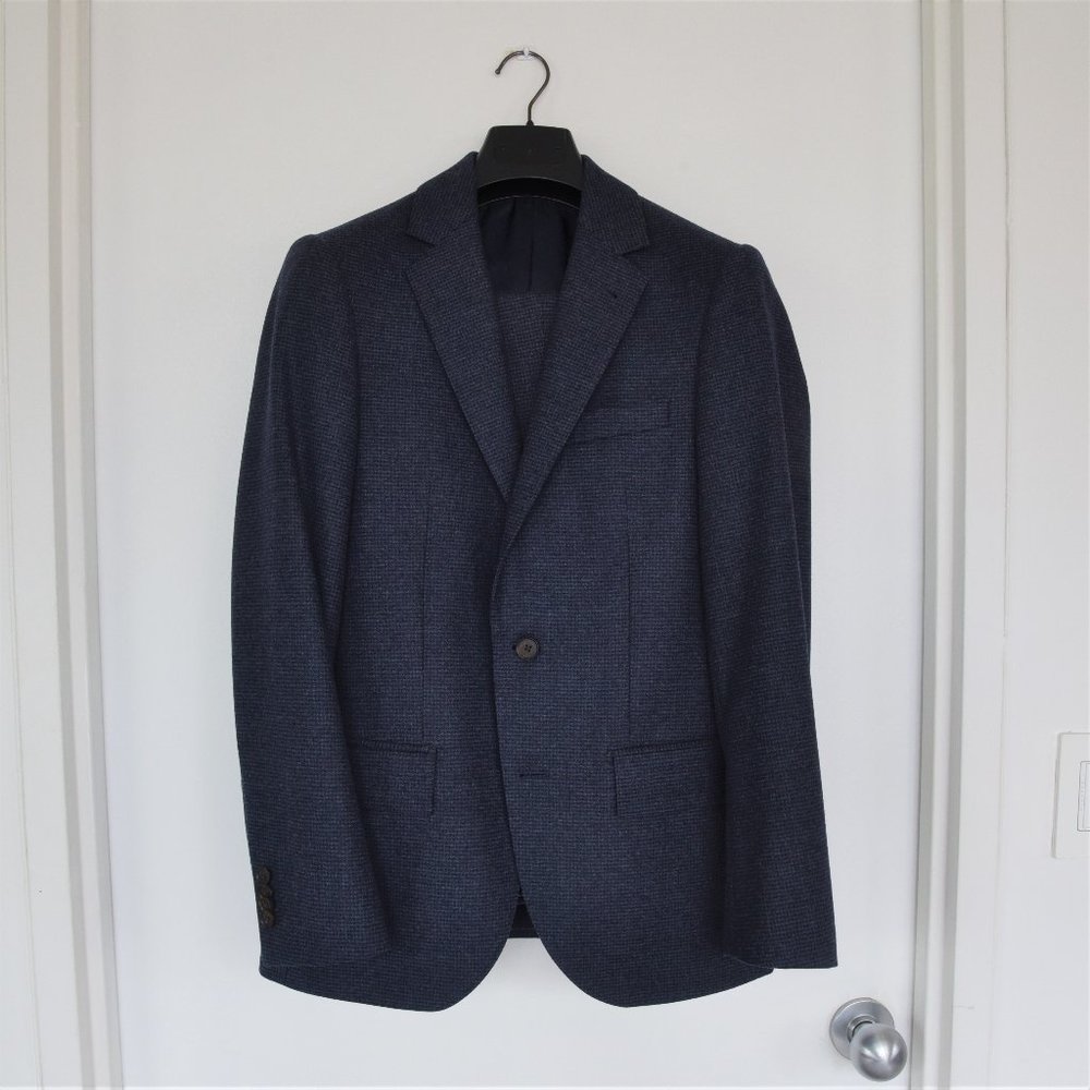 Club Monaco Grant Wool Suit Navy